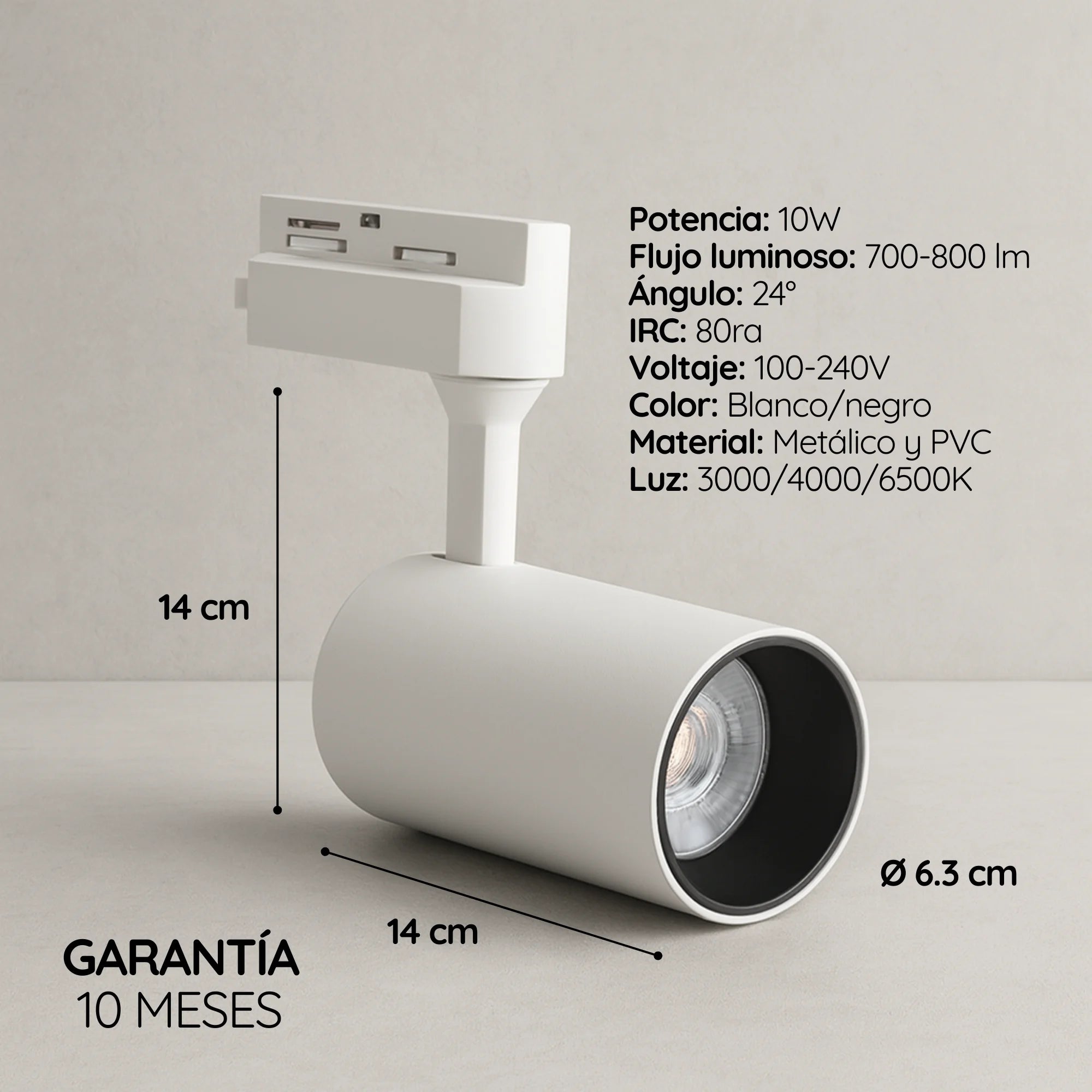 Spot led Para Riel 10W