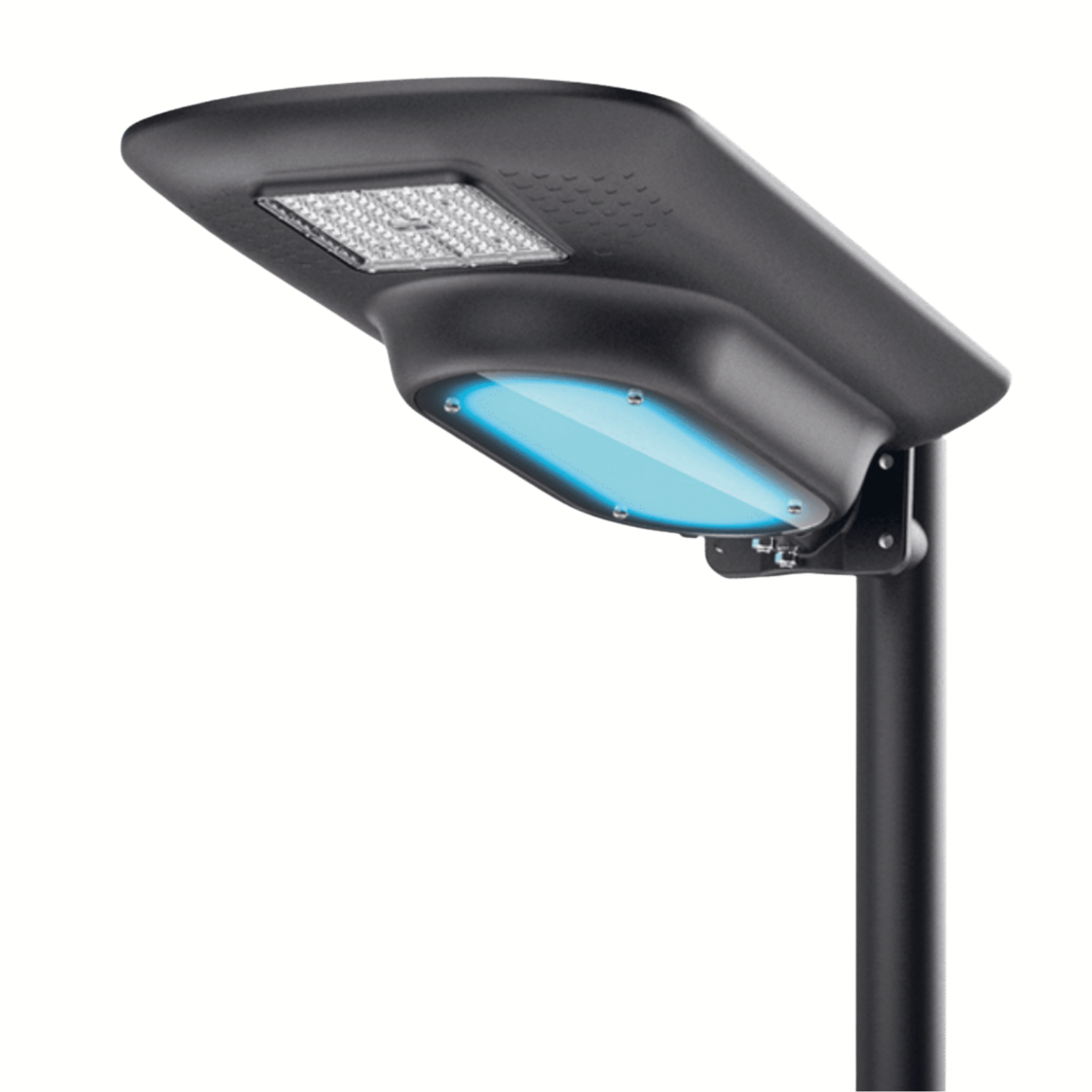 Luminaria Solar LED Alumbrado Público LAPS60 AR 60W 4000K Aluminio PROFESIONAL