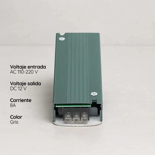 Fuente cinta LED 12v 8.3A 100W Delgada Premium