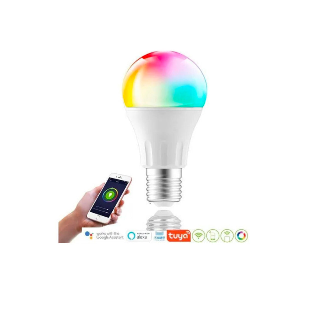 Bombillo Led Wifi Rgb 9w Google Home Y Alexa