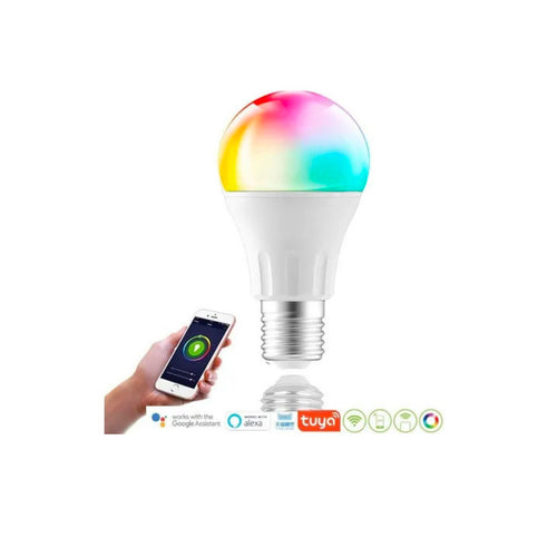 Bombillo Led Wifi Rgb 9w Google Home Y Alexa