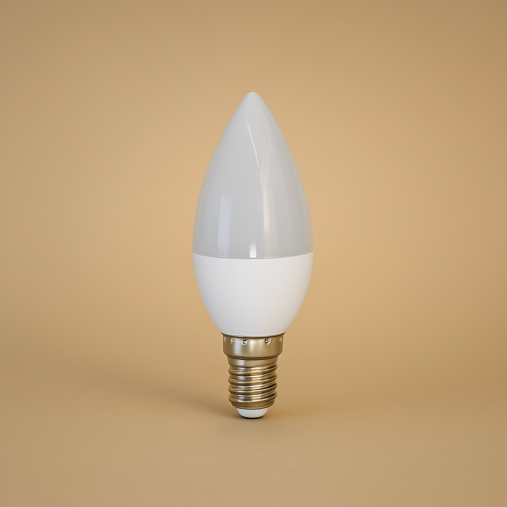 Bombillo Vela Led E12