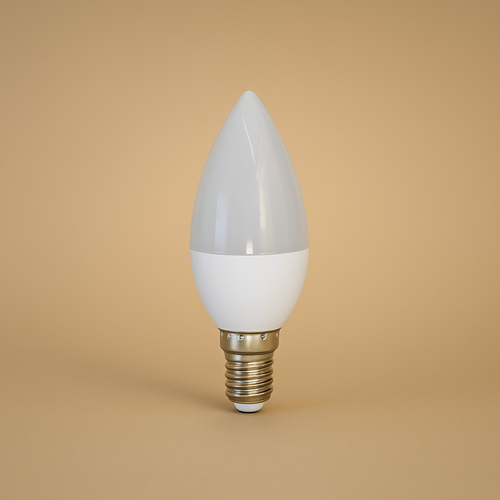 Bombillo Vela Led E12