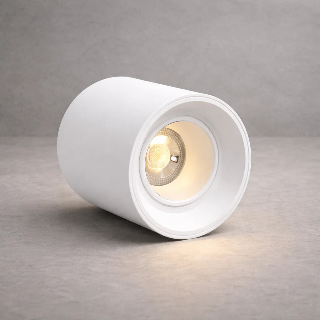 Comparativa de temperatura 3000K en cilindro policarbonato con bombillo LED