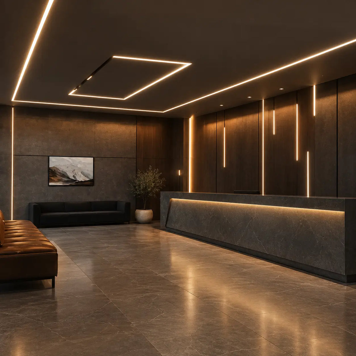 Cinta LED COB de conexión directa rollo de 10 metros