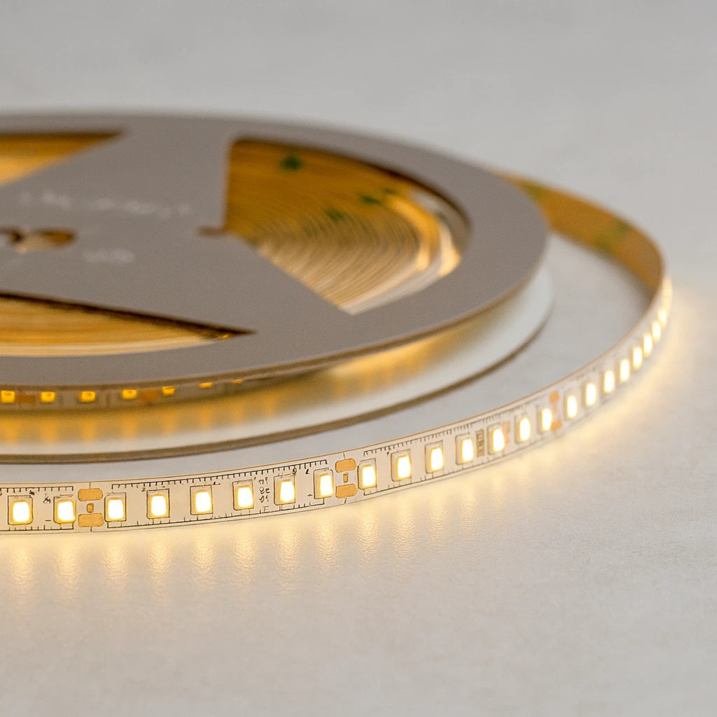 Cinta LED compacta de 8 mm para cocinas, vitrinas y espacios comerciales X10M (24V, 14W)
