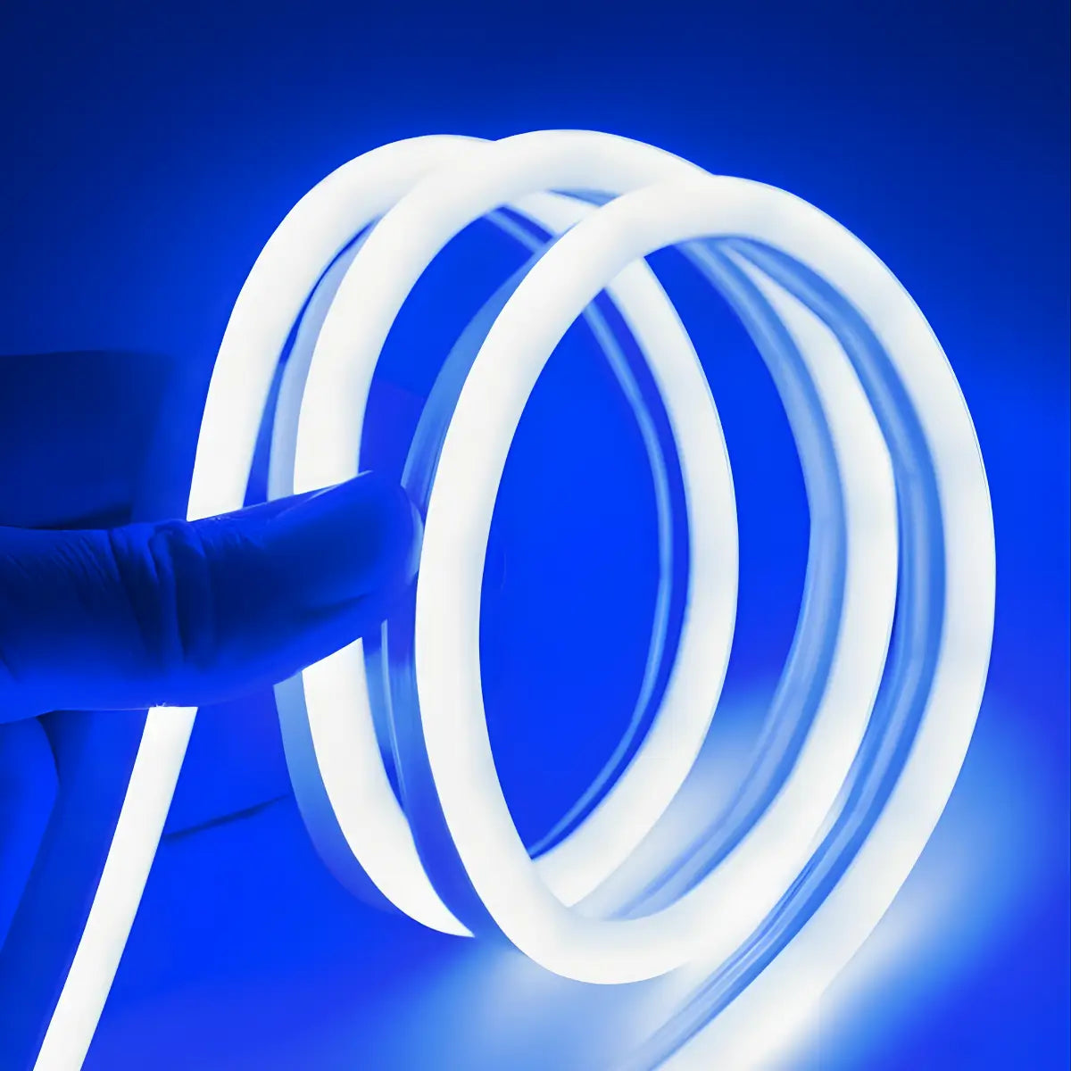 Cinta LED Neon Flexible Rollo 5 Metros con Adaptador