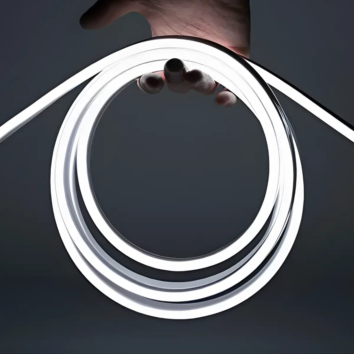 Cinta LED Neon Flexible Rollo 5 Metros con Adaptador