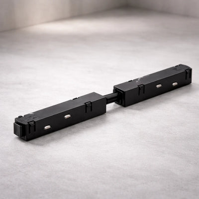 Conector para Riel Magnético LED 48V Lineal Flexible Negro