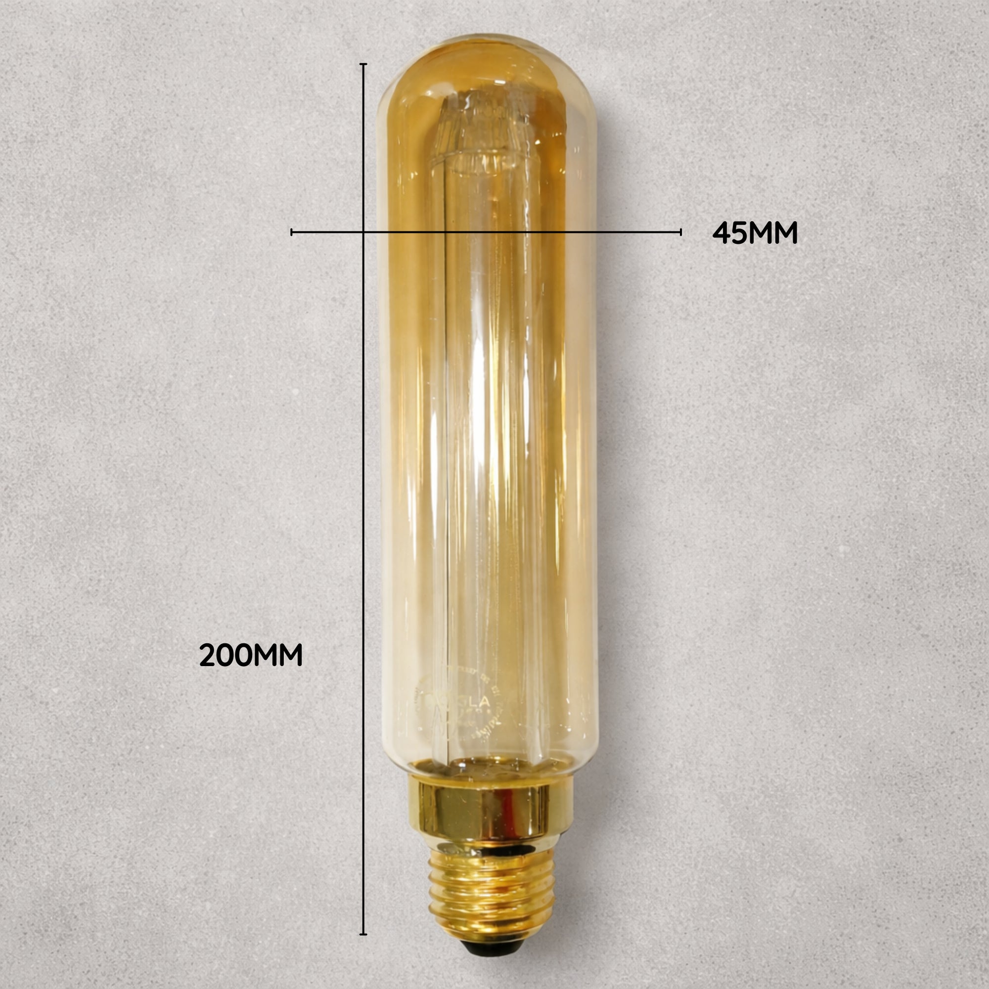 Bombillo led filamento tubular