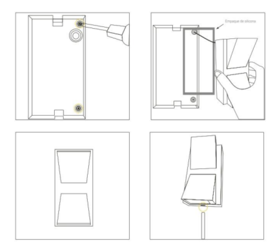 Aplique de pared 6w Tipo Corbatín