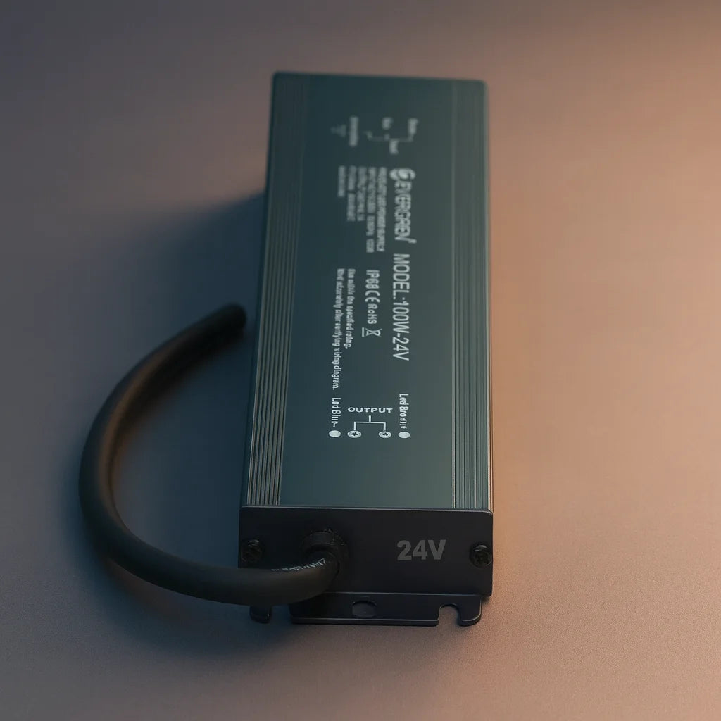 Fuente Slim 24V 4.2A IP67 – Fuente sellada para cintas LED exteriores ASOMBRA