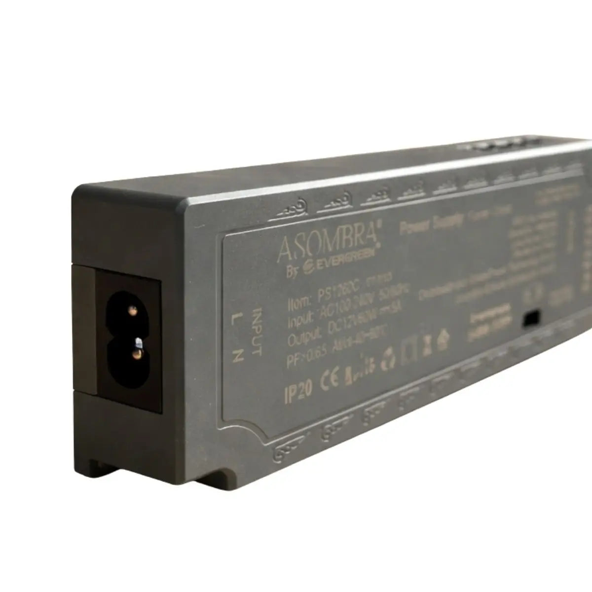 Fuente LED Slim 12V 5A 60W Tipo Closet Para Interiores