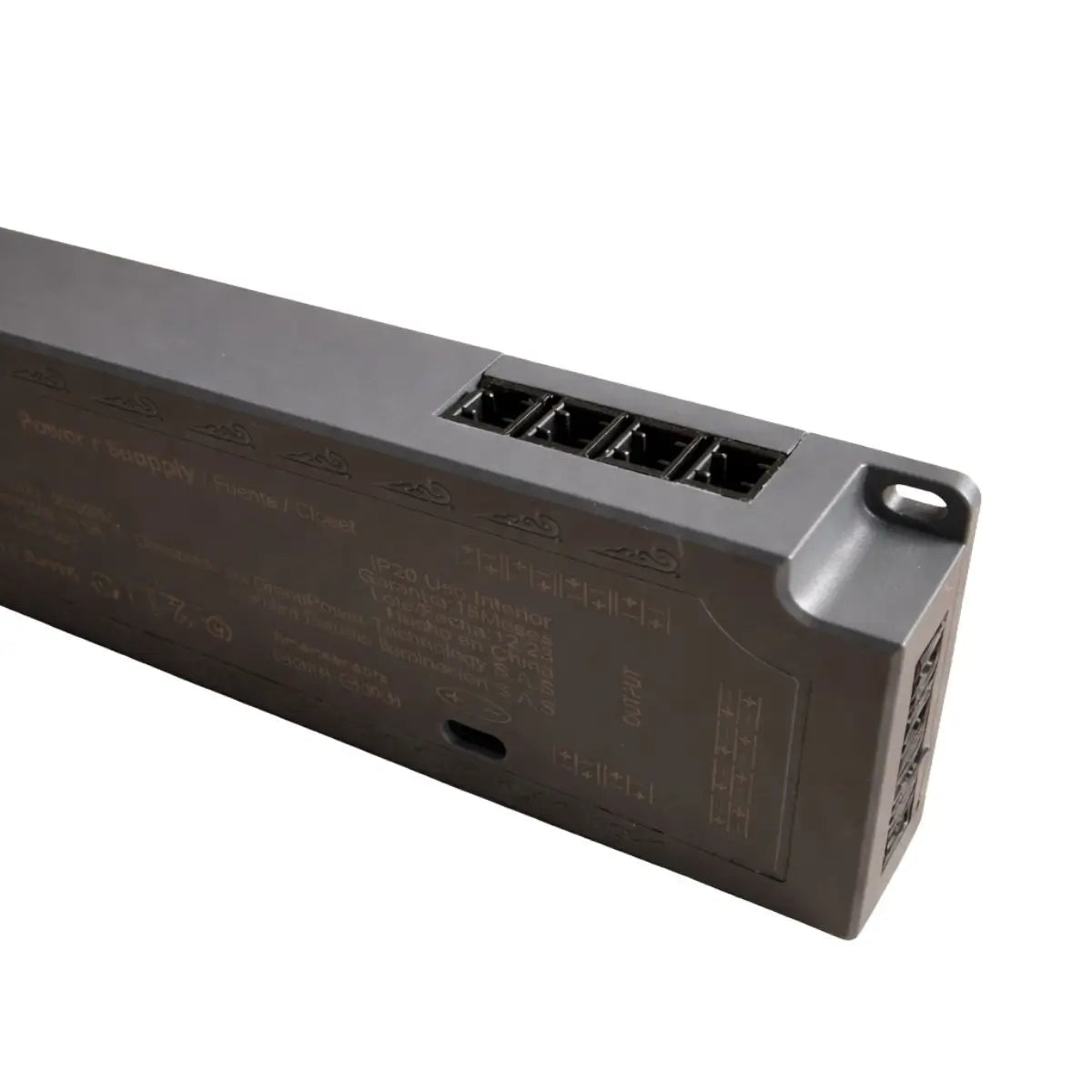 Fuente LED Slim 12V 5A 60W Tipo Closet Para Interiores