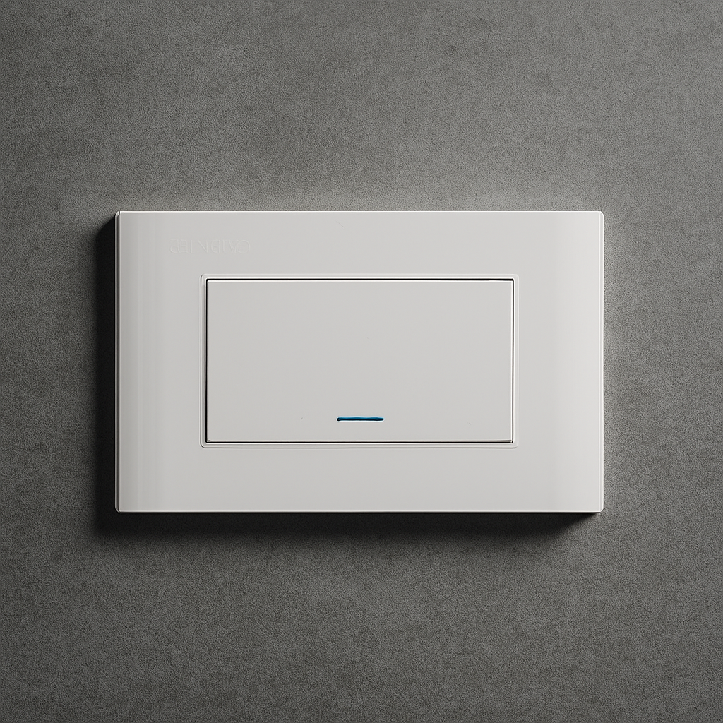 Interruptor sencillo Blanco Carpinter A11