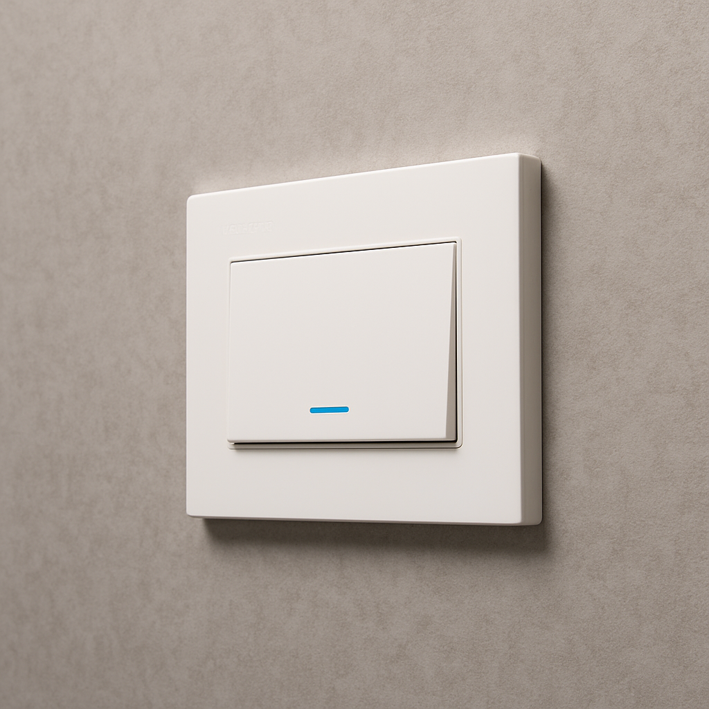 Interruptor sencillo Blanco Carpinter A11