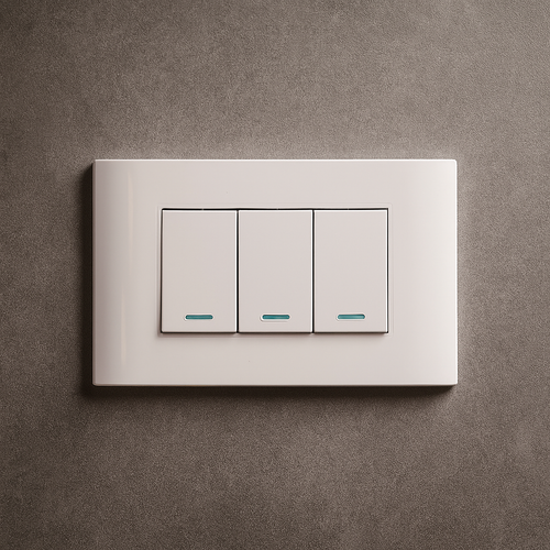 Interruptor tripe Blanco Carpinter A11