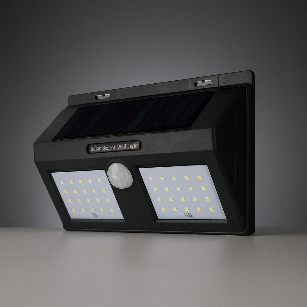 Lampara Solar Exteriores 40 Leds Con Sensor De Movimiento