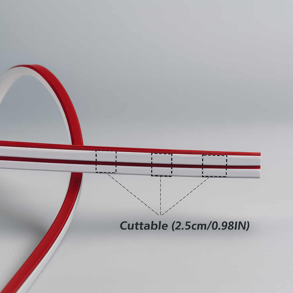 Cinta LED Neon Flexible Rollo 5 Metros con Adaptador