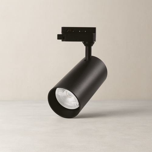 Kit Riel LED 1m con 3 Spots 10W 110V Negro o Blanco