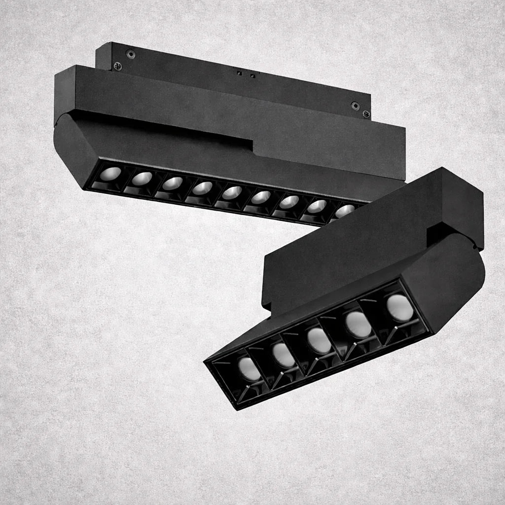 Spot LED Magnético Grille 48V 6W 12W 18W Orientable CRI90