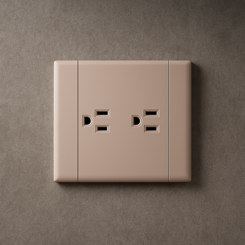 Toma corriente Doble tipo M Carpinter