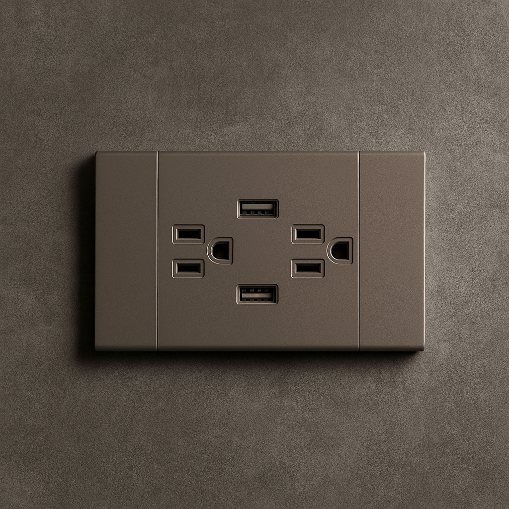 Toma corriente + USB doble Carpinter