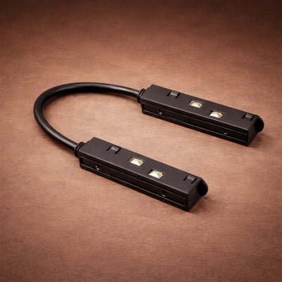 Conector para Riel Magnético LED 24V Flexible en L 5mm Negro