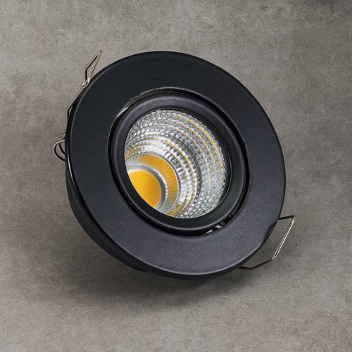 Ojo de Buey LED Mini Nicho 3W 120V Negro Blanco o Satín