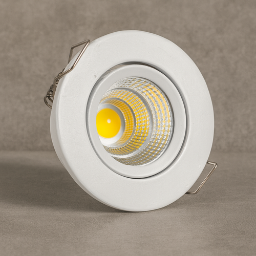 Ojo de Buey LED Mini Nicho 3W 120V Negro Blanco o Satín