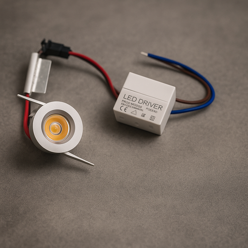 Ojo de Buey LED Mini Nicho 1W 120V Blanco o Satín