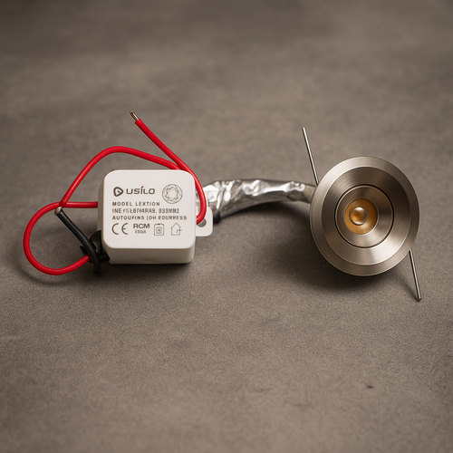 Ojo de Buey LED Mini Nicho 1W 120V Blanco o Satín