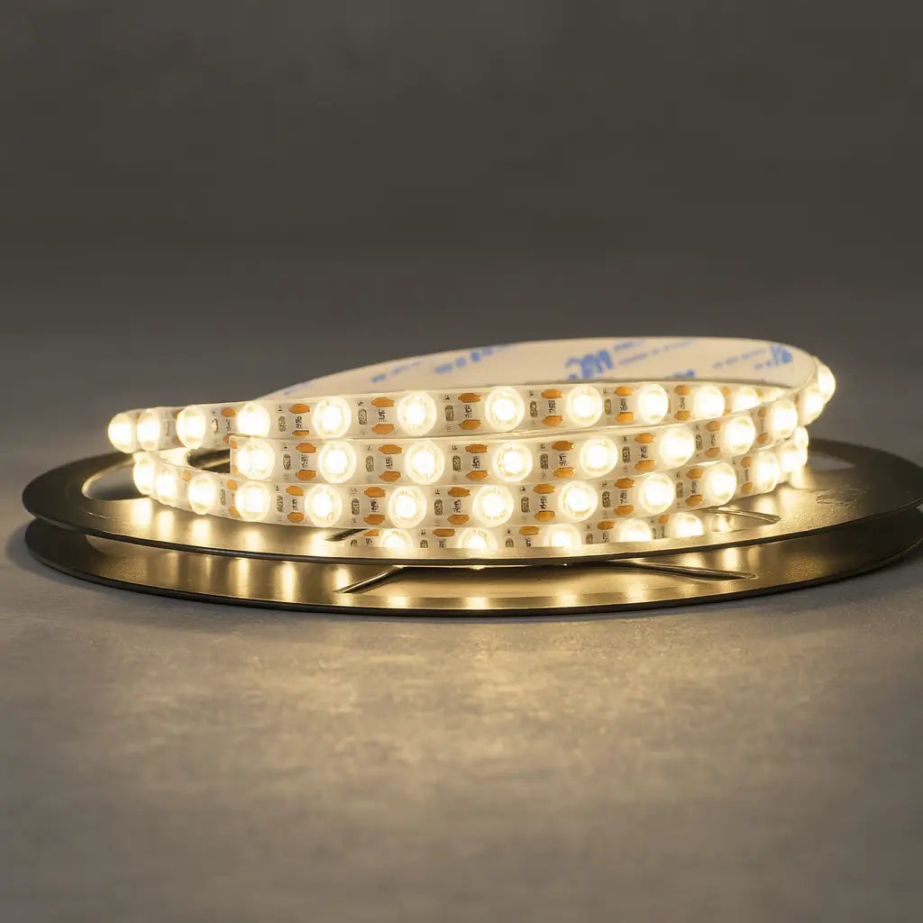 Cinta LED tipo lupa 11 mm de alta potencia X10M (24V, 24W) luz calida