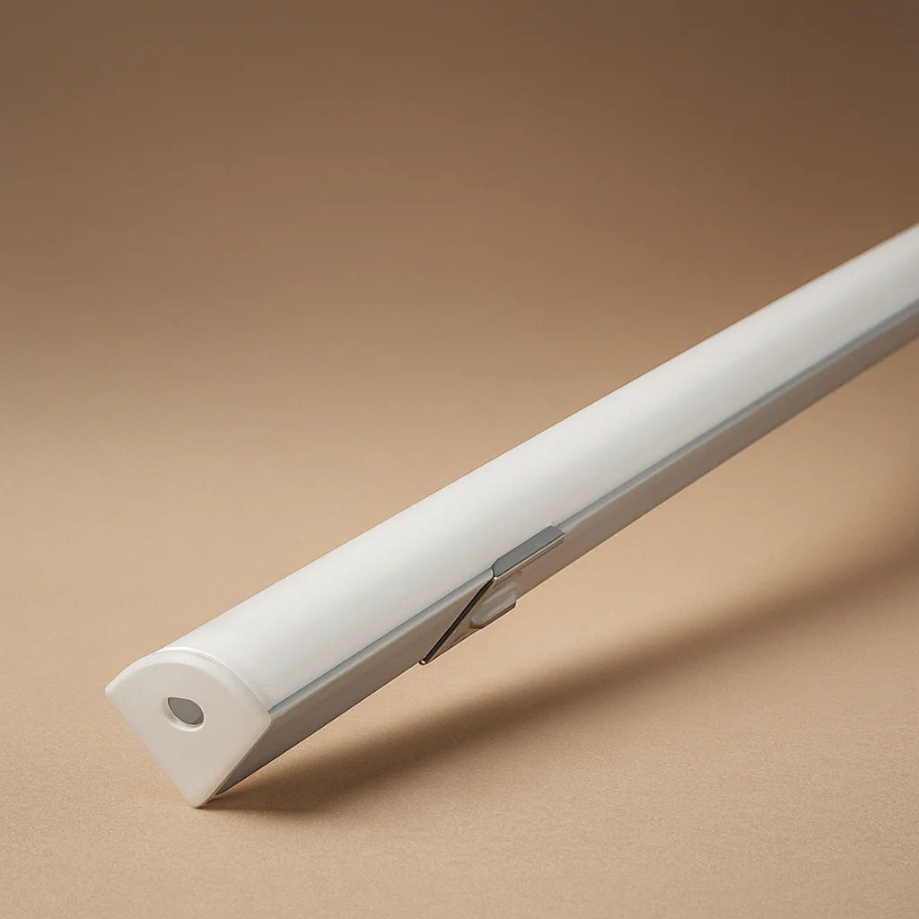 Perfil de aluminio LED 1616H esquinero de 3 metros para iluminación
