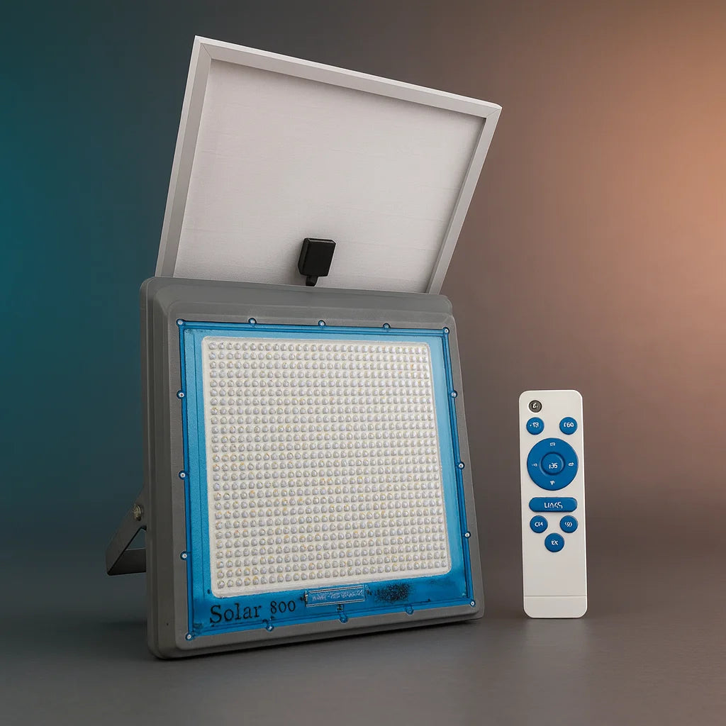 Reflector Led Solar Con Control Alta Potencia