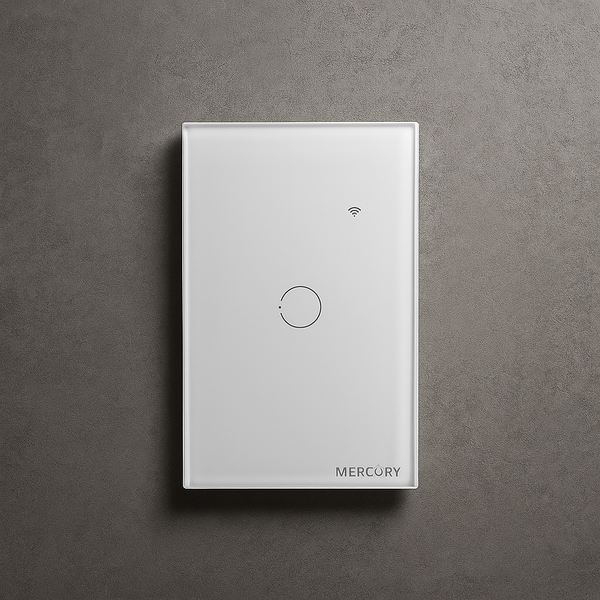 Interruptor Inteligente WiFi Táctil Sencillo Blanco Mercury