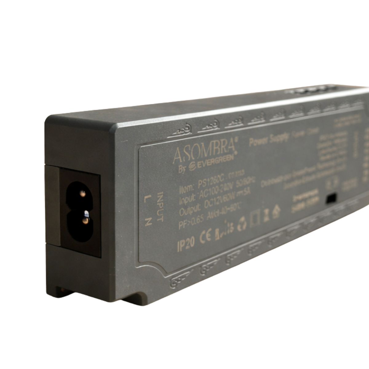 Fuente LED Slim 12V 5A 60W Tipo Closet Para Interiores