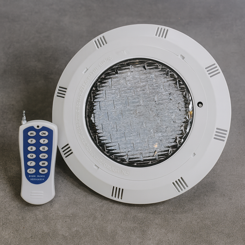 Luminaria Sumergible para piscina Multicolor Sobreponer con control LED