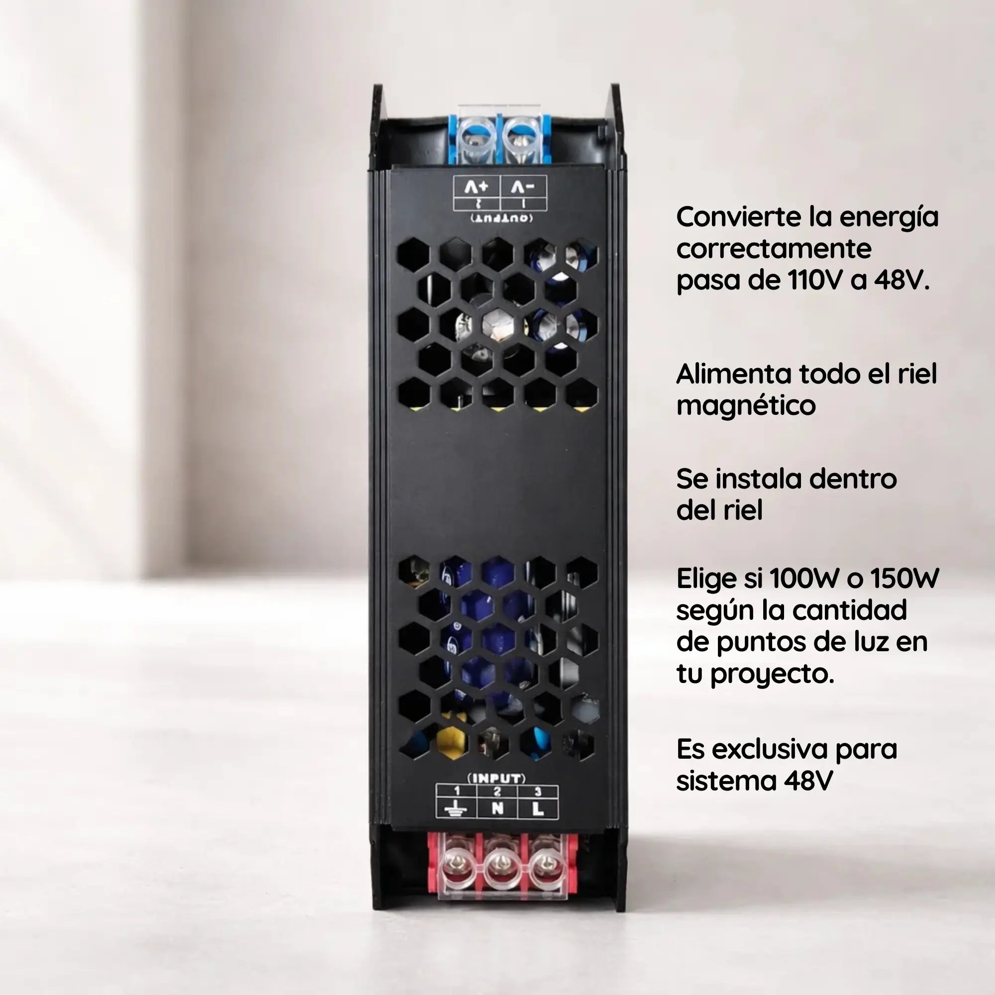 Fuente Magnética LED 48V Externa 100W o 150W