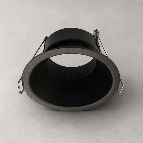 Bala LED Ojo de Buey Incrustar recesado Negra GU10 HURDAL