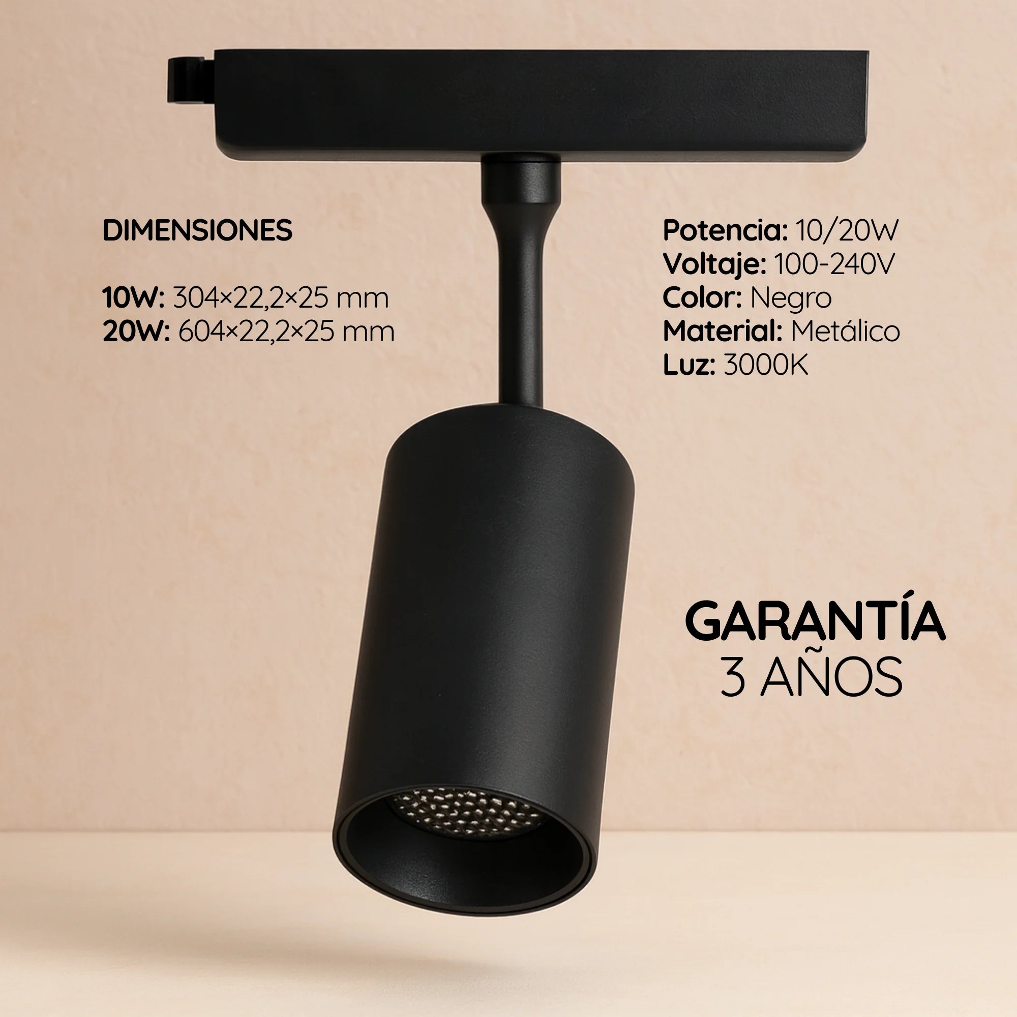 Spot led Magnético 48v