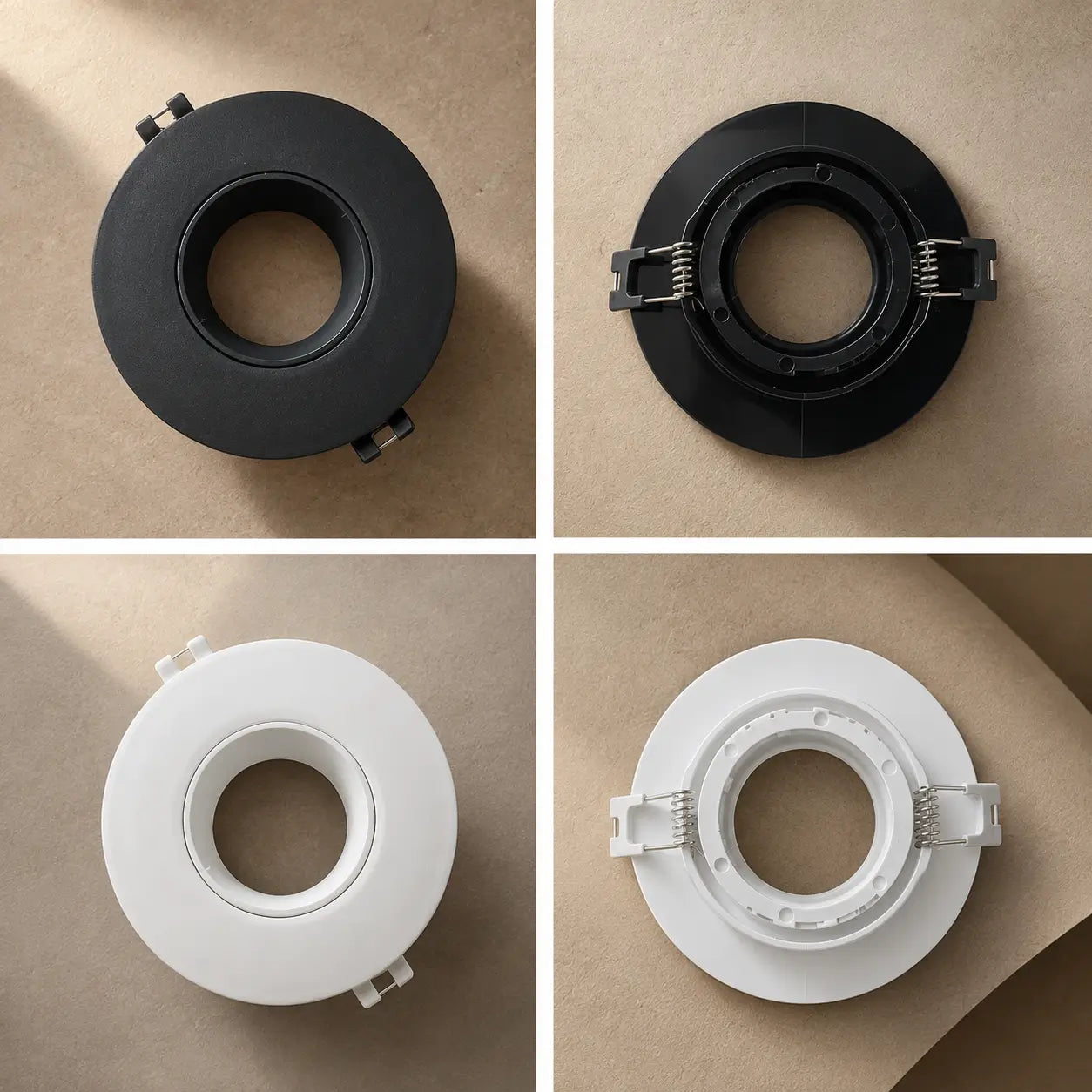 Bala Ojo de Buey Semirrecesada Orientable en Policarbonato