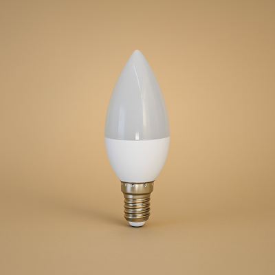 Bombillo Vela Led E12