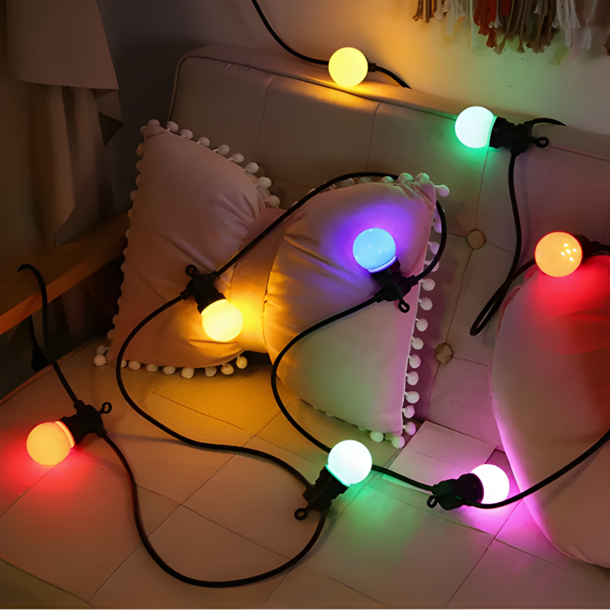 Bombillo LED PinPon 1W G4 12V x 10 Unidades Multicolor