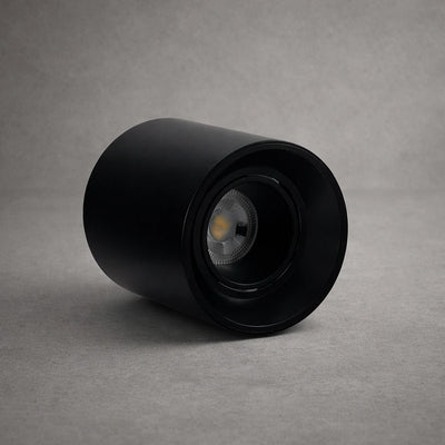 Cilindro LED Sobreponer Policarbonato 6W 110V Negro Blanco 2700K a 6000K