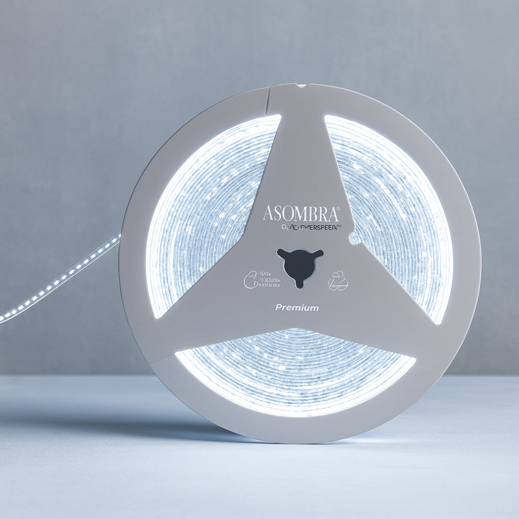 Cinta LED de alta densidad luz continua Serie Pollux x10M (24V, 18W, 240 chips/m) PREMIUM ASOMBRA