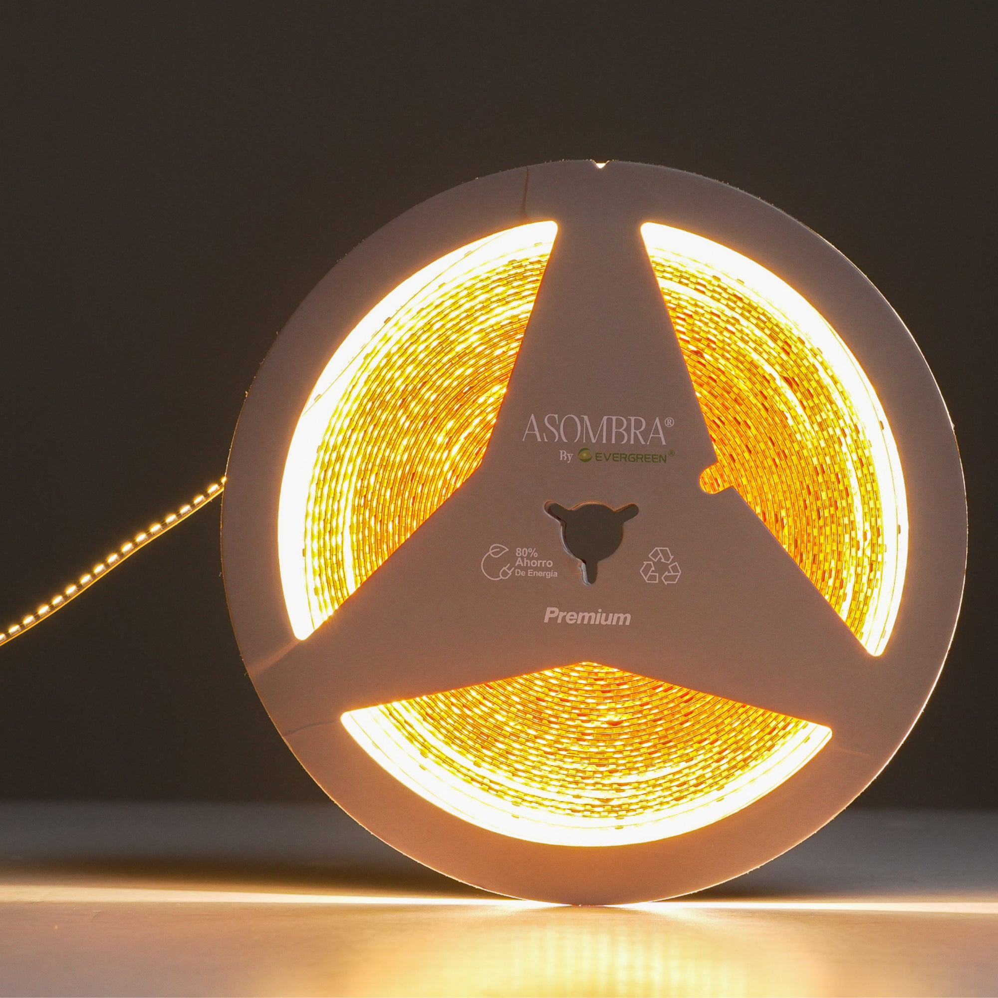Cinta LED de alta densidad luz continua Serie Pollux x10M (24V, 18W, 240 chips/m) PREMIUM ASOMBRA