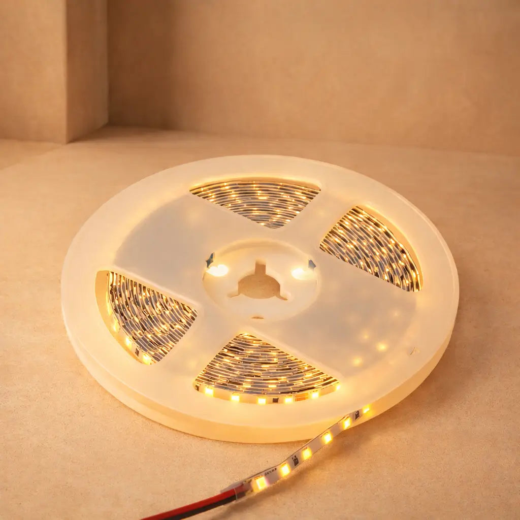 Cinta LED 110V SMD 2835 CRI70 sin Silicona x 10 Metros