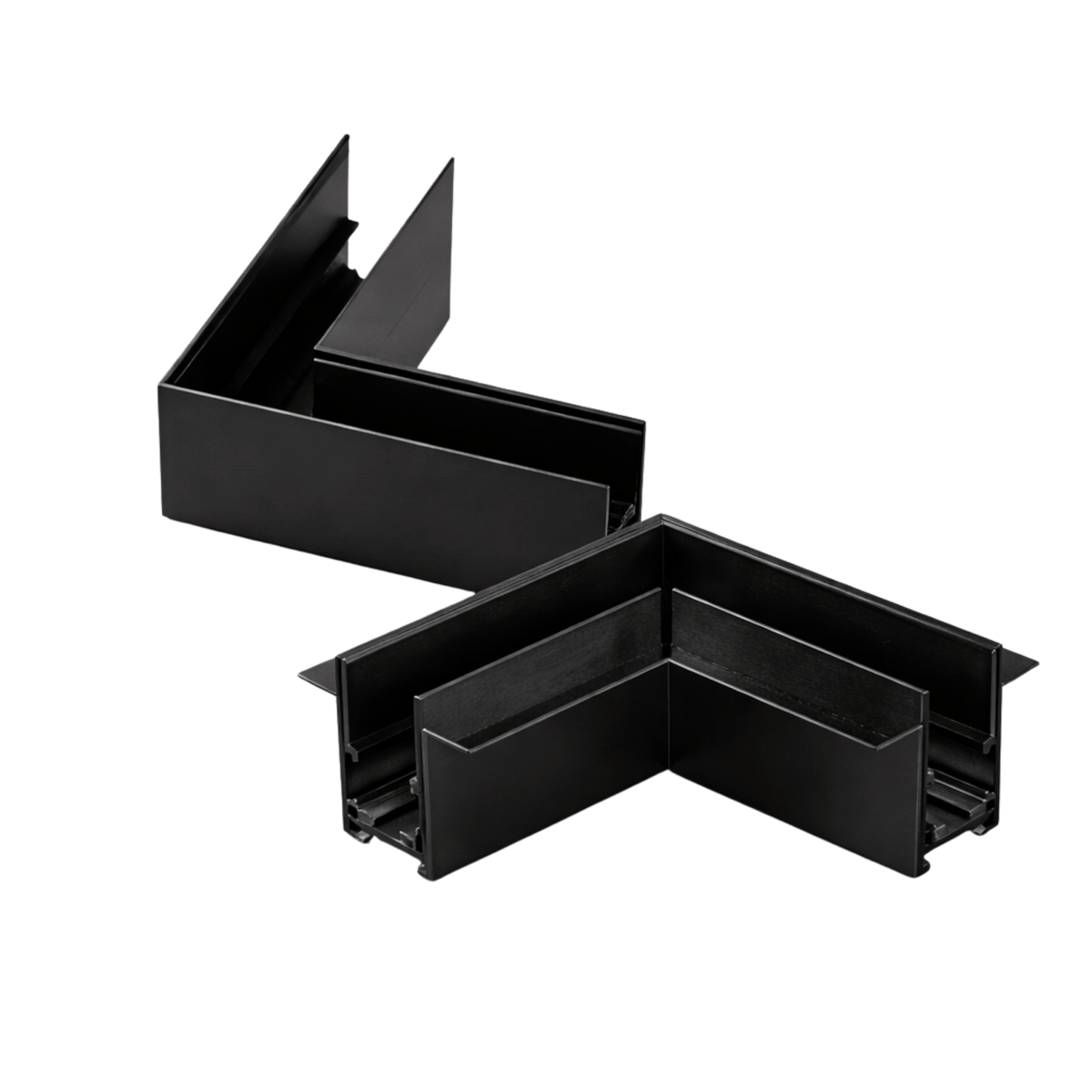 Conector para Riel Magnético LED 48V en L Sobreponer o Incrustar