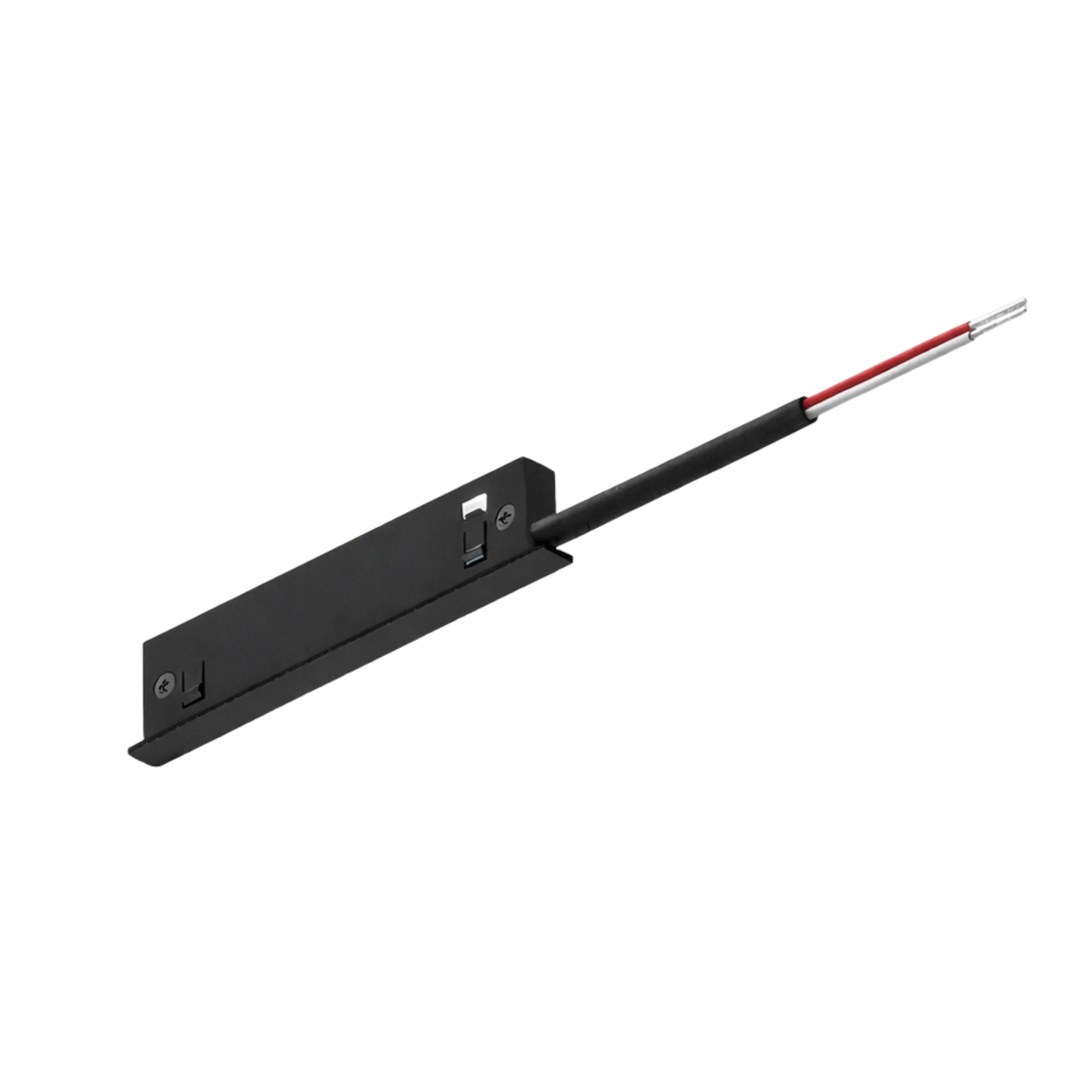 Conector Final de Fuente para Riel Magnético LED 48V Negro